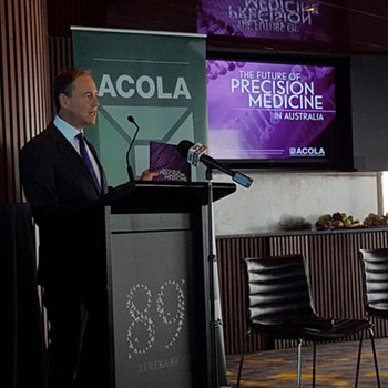 Hon Greg Hunt launches The Future of Precision Medicine in Australia