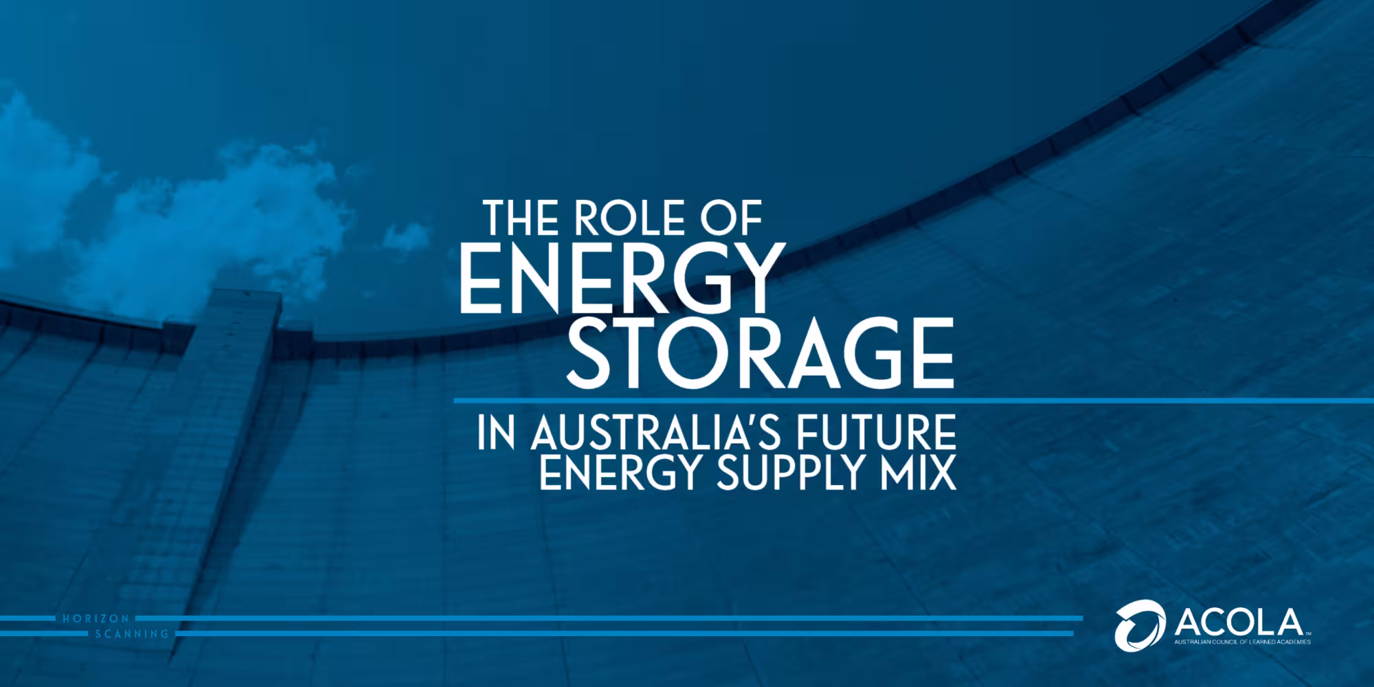 The Role of Energy Storage in Australia’s Future Energy Supply Mix