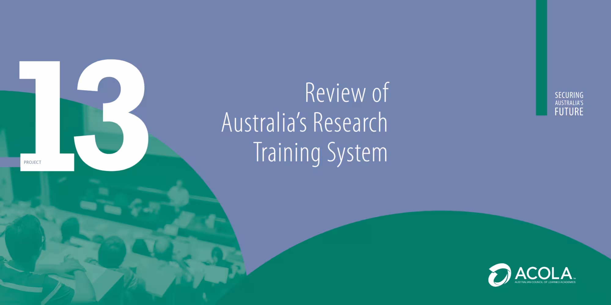 Review of Australia's research training systems Report cover image
